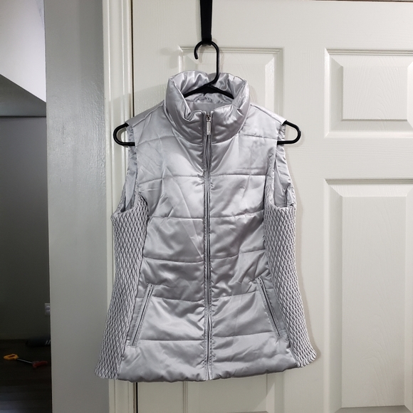 Liz Claiborne Jackets & Blazers - Liz Claiborne Silver Vest